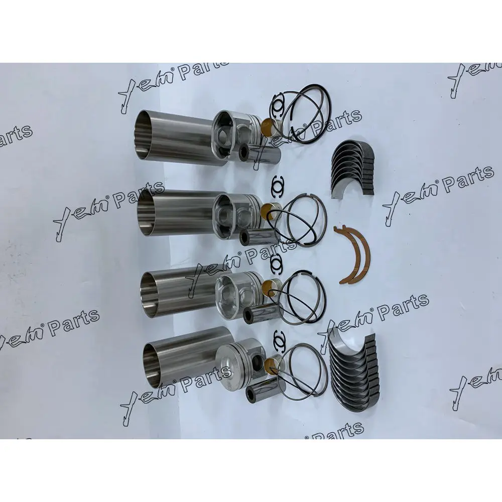 ZD30 Rebuild Kit Cylinder Liner Kit Piston Kit With Piston Ring Engine Bearing Fit for Nissan Forklift Engine