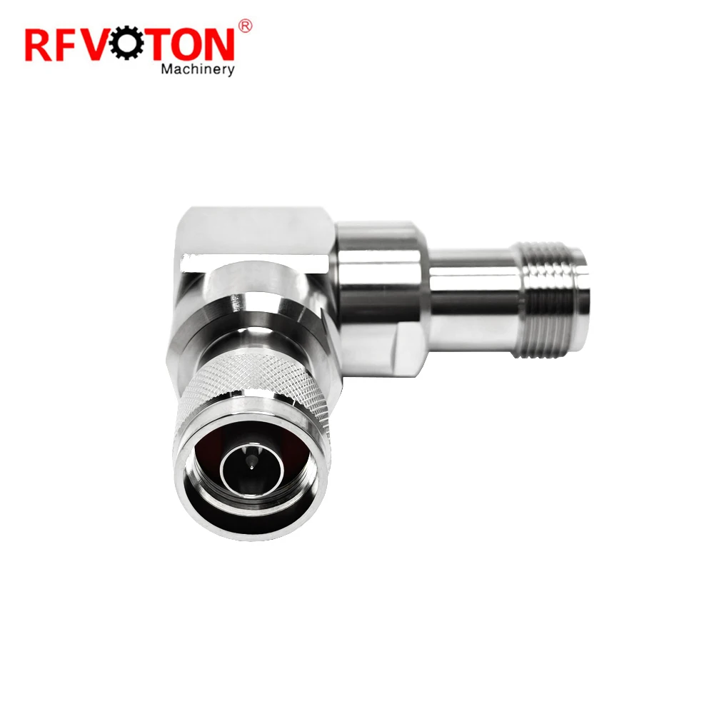 Factory N Male Plug Macho to HN Female Jack Hembra Right Angle RA 90 Degree  Rf Coaxial Adaptor Adapter Coax HN (rf) Converter