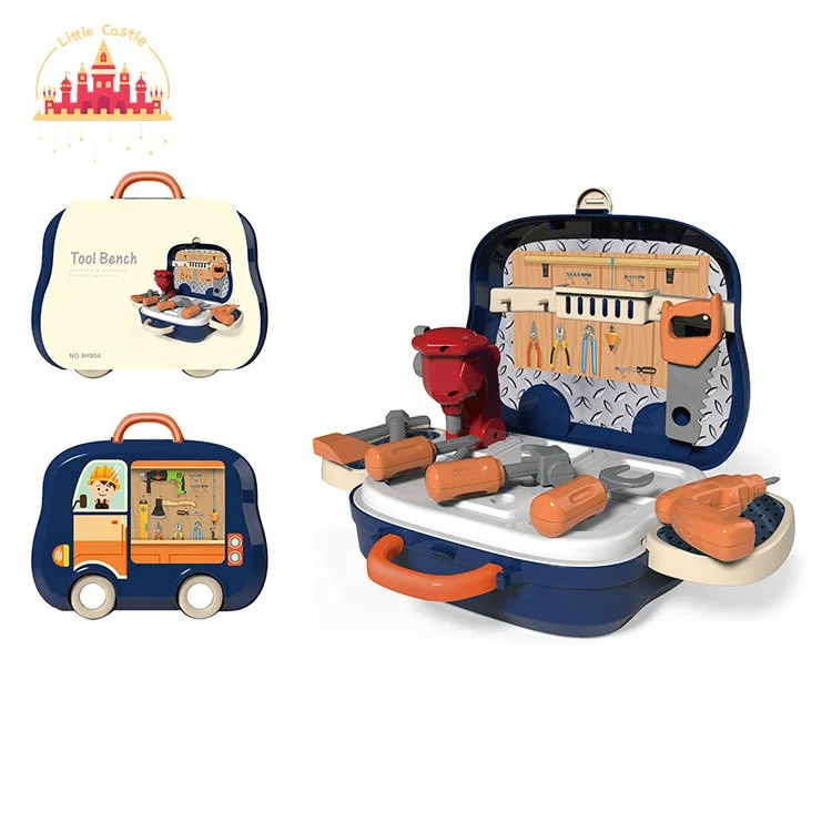 Комплект игрушек для ролевых игр, портативный пластиковый ящик для инструментов для детей SL10G263