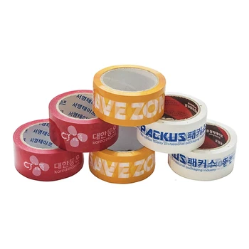 Factory price adhesive Clear Transparent Packaging Tape Cello Packing Tape Shipping Tape logo