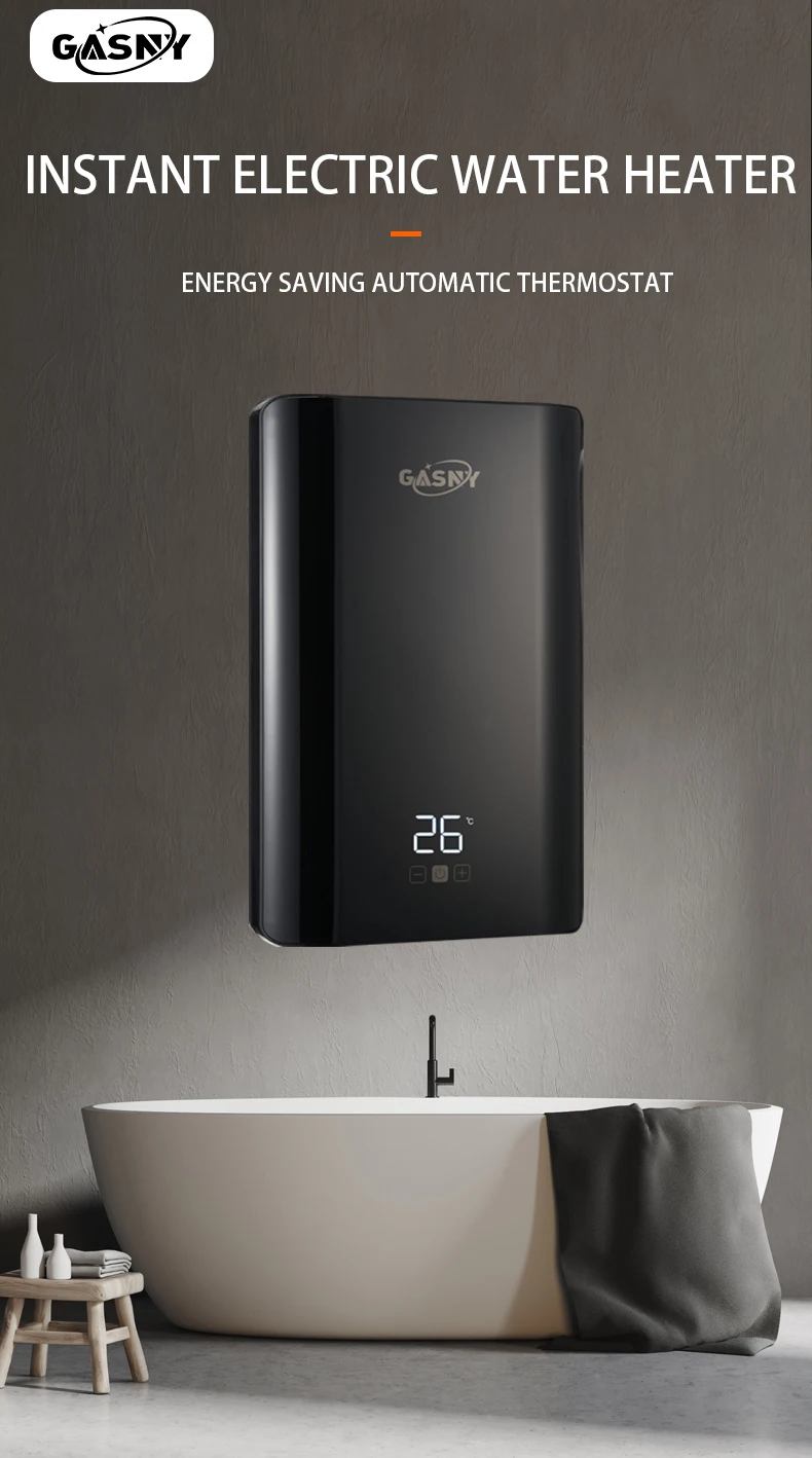 Tankless Water Heater Electric 220v Multi Points Supply Hot Water Heater 8.5kw Electric Instant