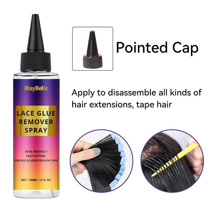Tapein Hair Extension Remover Spray Adhesive Solvent Lace Glue Toupee
