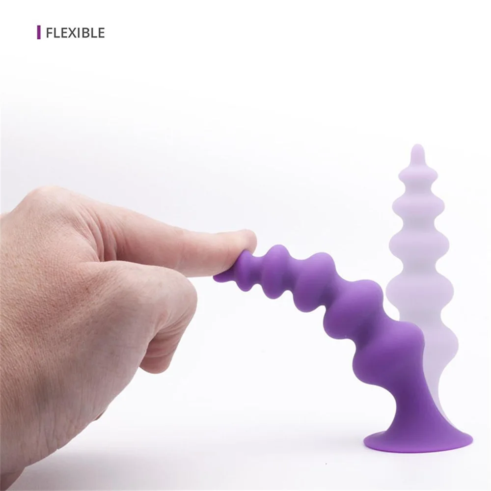 renew anal plug Vibrating Anal Beads Flexible Silicone 9 Vibration Modes – Honeyloveyou main image 1