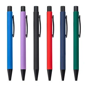 Metal Ballpoint Pen with Laser Carving Customizable Logo for Business Office Enterprise Meeting and Advertising Promotional Gift