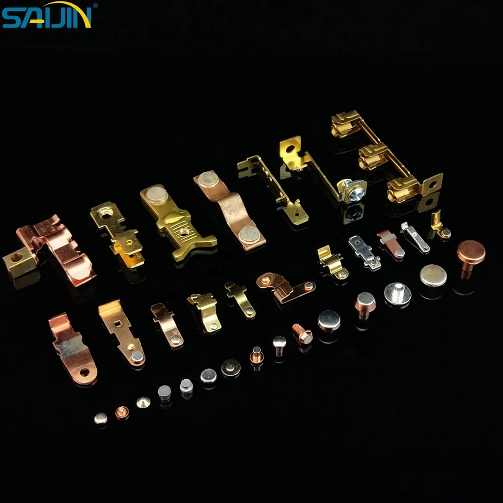 ROSH Brass Copper Power Strip Switch Plug Socket Set with Electrical Contacts Connector Accessories