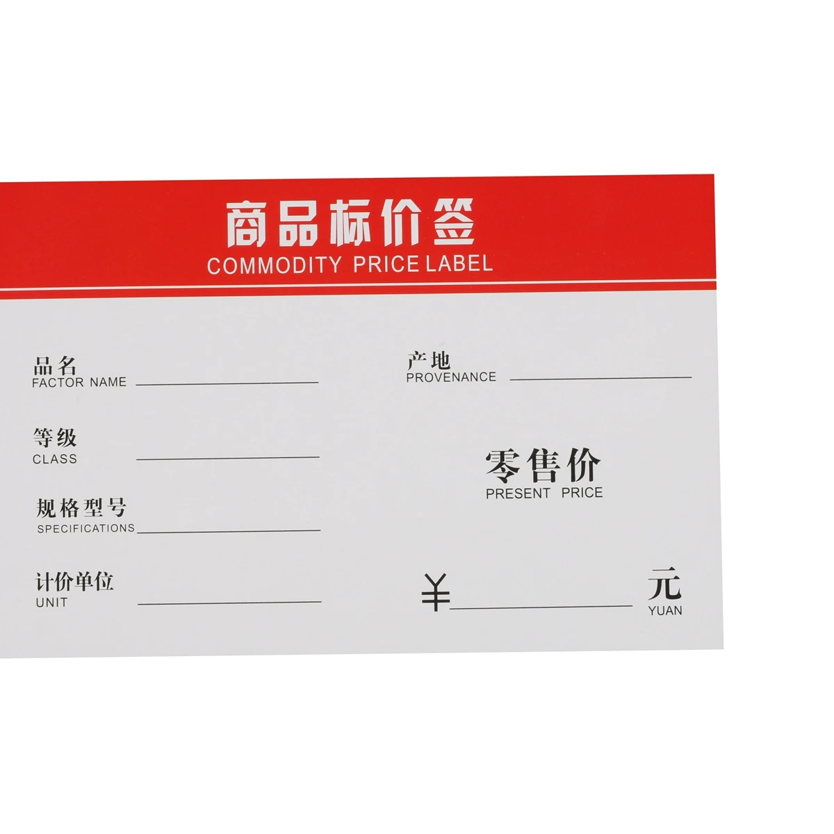 Wholesale Supermarket Display Mini Acrylic Sign Price Label Holder Clear Plastic Price Tags Holder manufacture