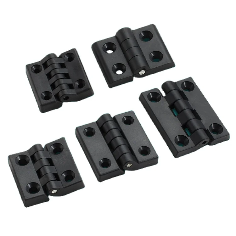 SK2-234 Black PA Nylon Plastic Hinge Industrial Design 40 50 60 Hinges for Electrical Cabinet Distribution Box Cabinet Door