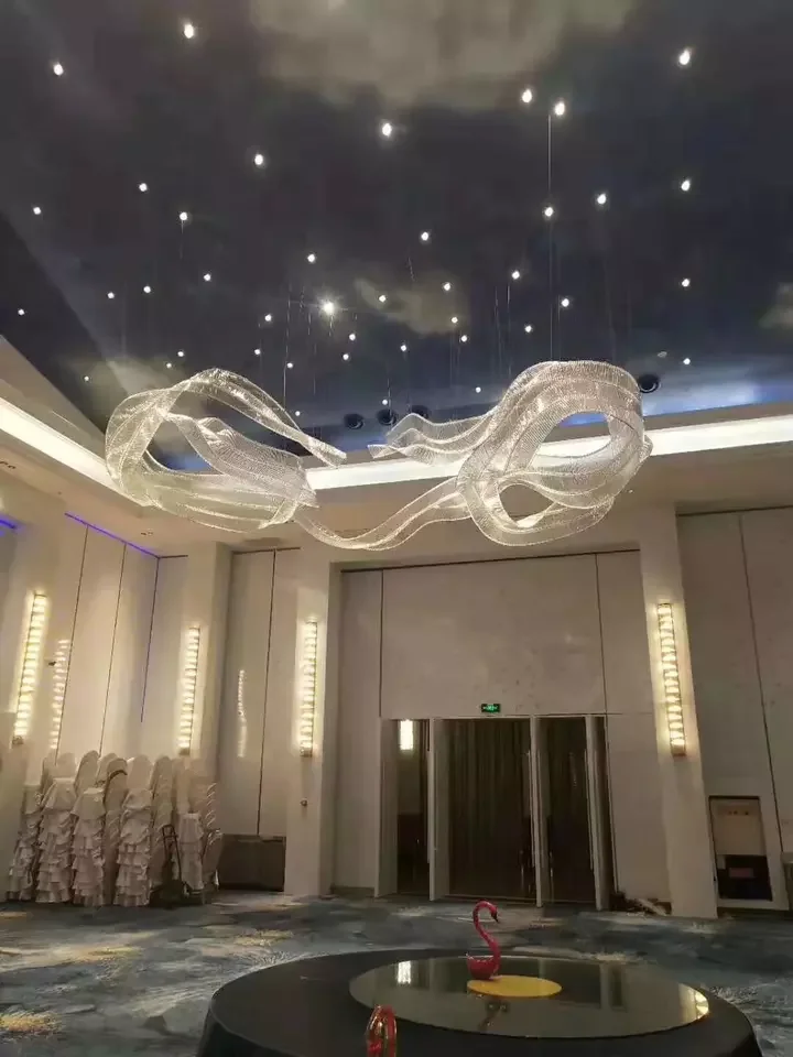 Custom Modern Ceiling Lighting - Luxury Crystal Chandelier