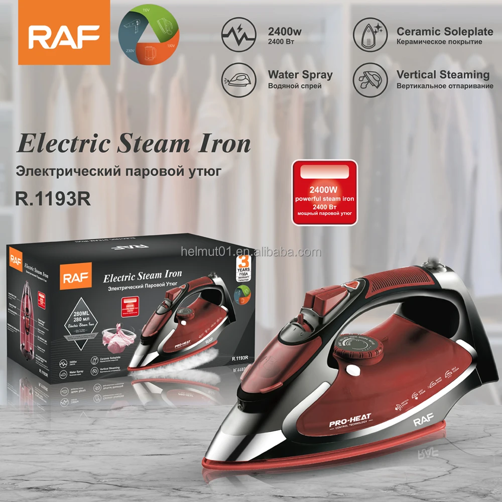 Professional Steam Iron For Clothes 2400w Powerful Steaming Ceramic