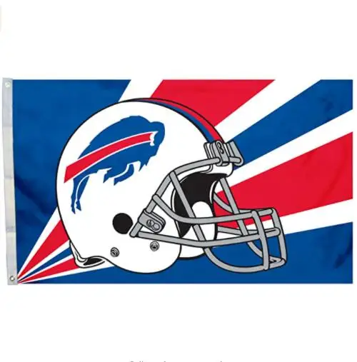 Fast Delivery No MOQ Custom Design Printing All NFL 32 Team Buffalo Bills Flag