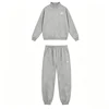 grey 1/4 zipper set-jogger pants