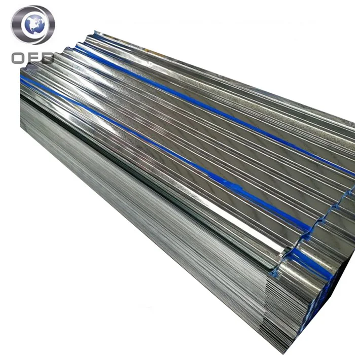 SGCC горячеоцинкованный гофрированный оцинкованный стальной кровельный лист