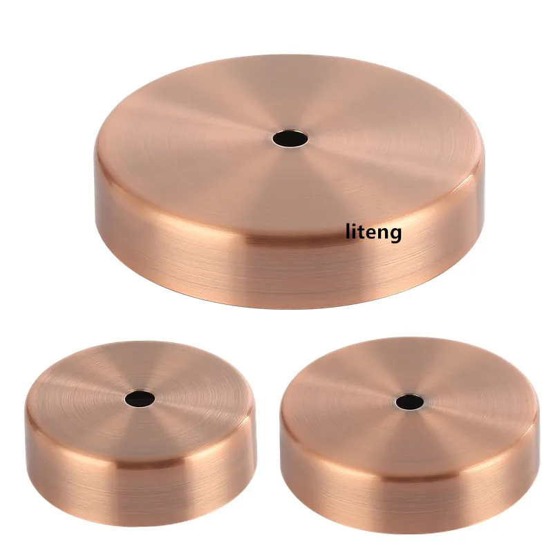 Подвесной потолочный светильник «сделай сам» база с красной бронзовой подвеской аксессуары для потолка в виде