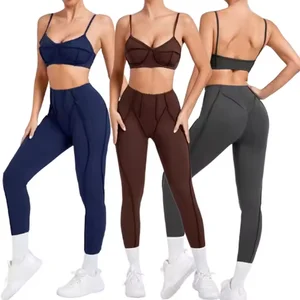 2026 Bnice Custom Logo Sexy Sports Bra Set Womens Yoga Pants Two Piece Sets for Fitness Female Activewear for Gym Clothing