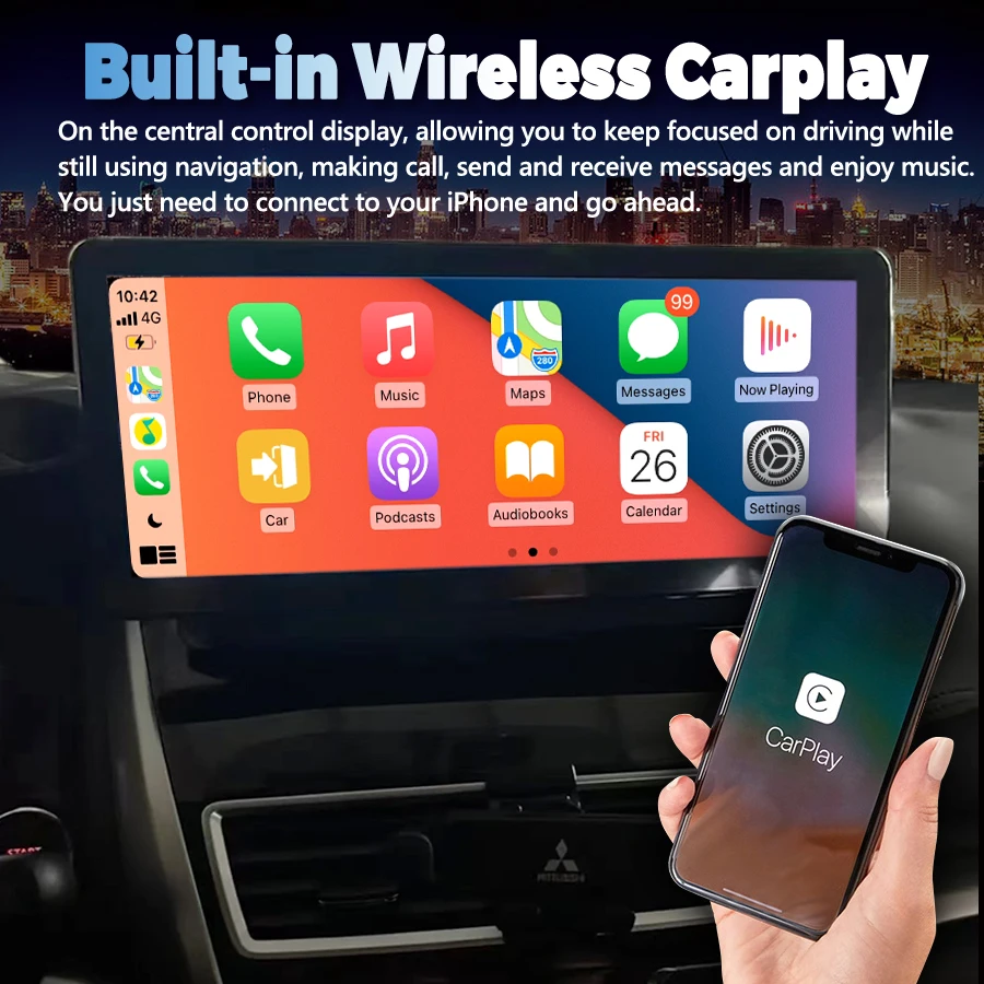 12.3inch Mitsubishi Eclipse Cross 2018-2021 Car Radio Navi