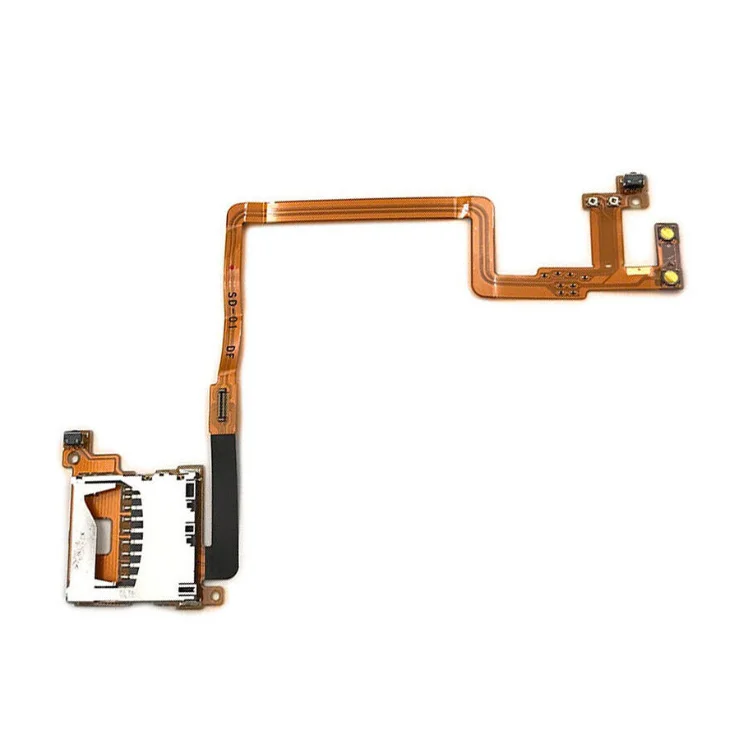 SD Card Slot Socket Cable Ribbon Replacement for Nintendo DSi for NDSi Memory Card Slot Socket with Flex Ribbon Cable