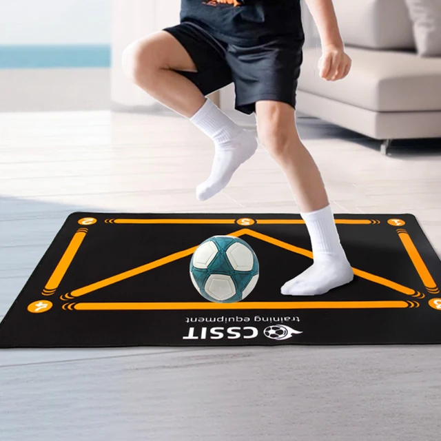 New Football Training Mat Rubber Non-slip Football Practicing Mat High Quality Football Step Agility Soccer Training Mat