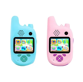 Kids Walkie Talkie Mini Waki Taki Children Two Way Radio With Camera ...