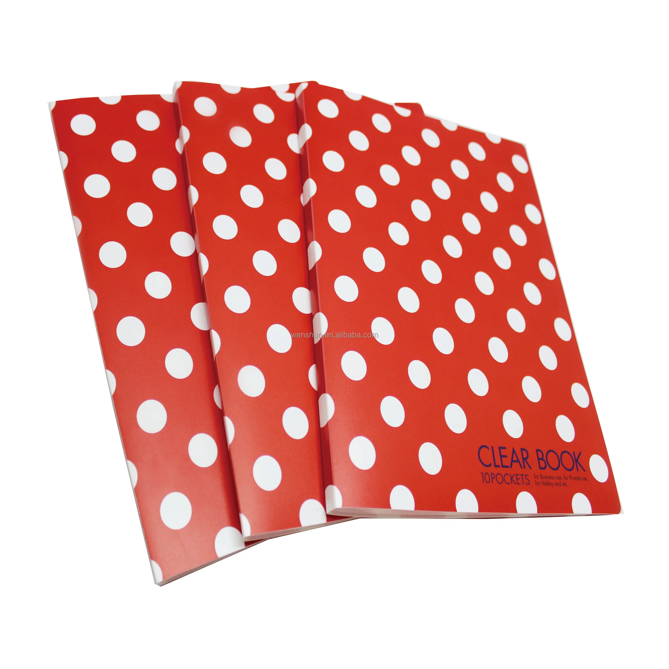 New Arrival Clear Book Transparent Sheet Protector PP Clear Document Folder 