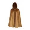 Light brown suede cape