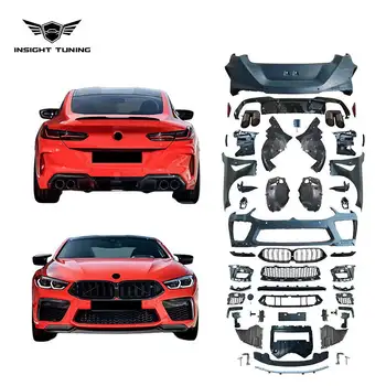 High quality  PP plastics car bumpers 8 series bodykit For Bmw G14 G15 G16 upgrade to M8 Body Kit