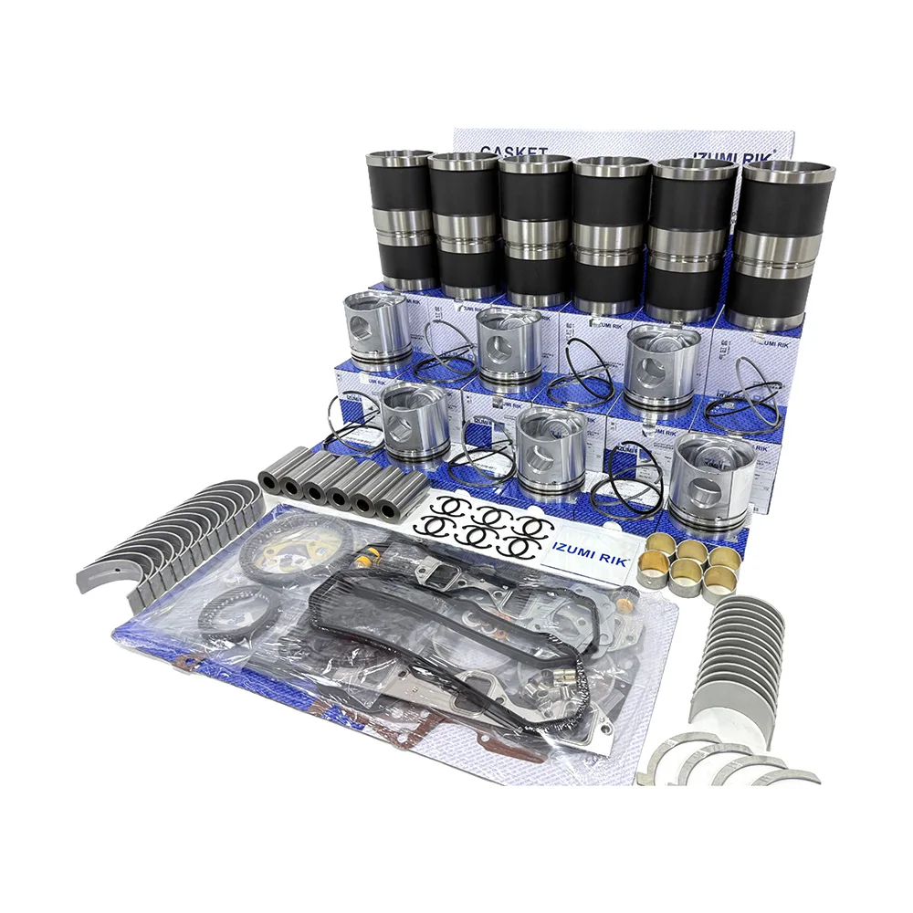 IZUMI RIK for Yanmar 6AYM-WET 6AYM-WGT 6AYM-ETE 6AYM-STE 6AYM-WST Rebuild Kit with Overhaul Kit Bearings with Thrust Washer