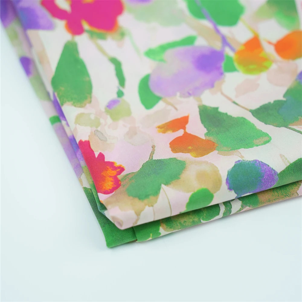 Оптовая продажа изготовленный на заказ дизайн 62% полиамид/29% хлопок эластан нейлон спандекс смешанный тканый Поплин Ткань для одежды