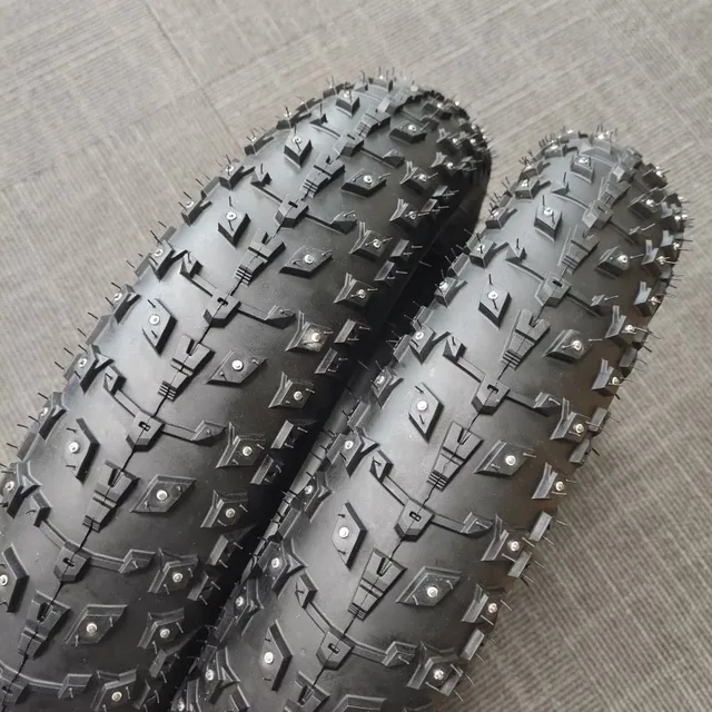 20x4 Studded Tube Fat Tire Snow Spikes Fat Bike Tyte 20x4.0