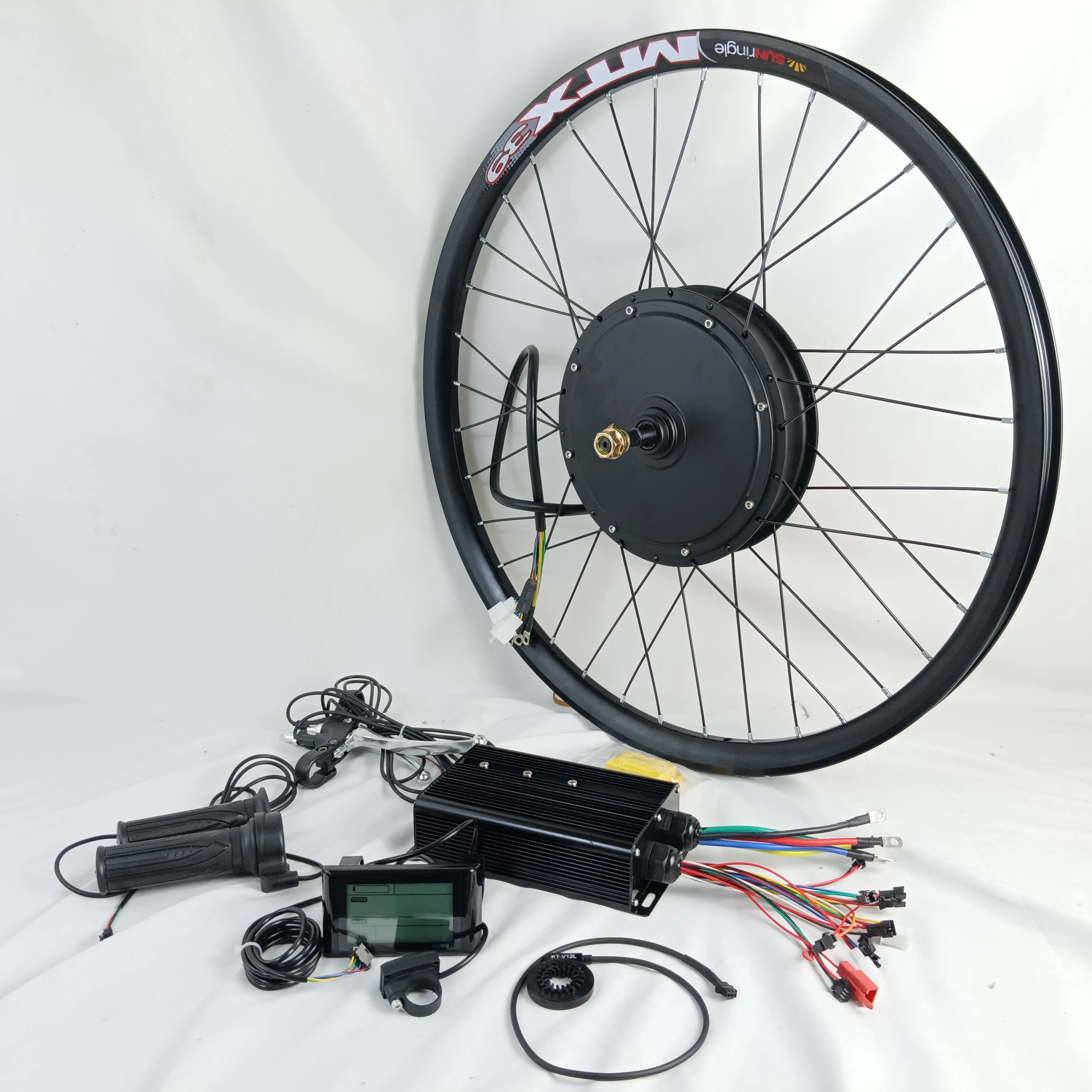 Ebike48v1000wフロントモーターキットコントローラーセット135mm用 Ebike48v1000wフロントモーターキットコントローラーセット135mm