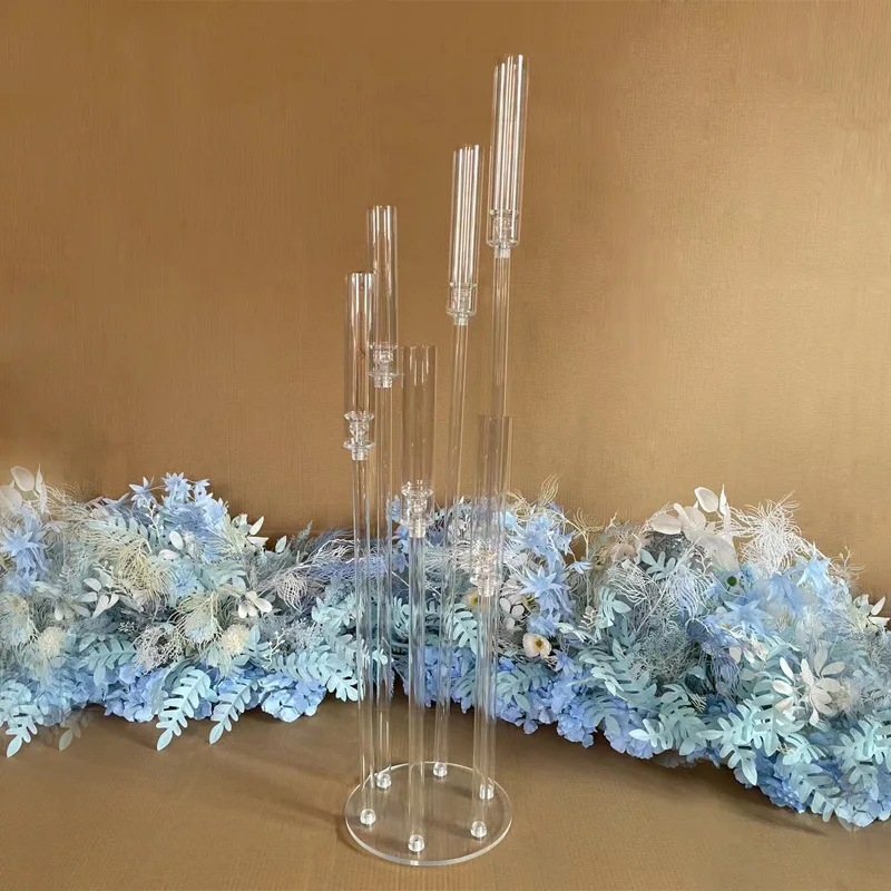 Clear Acrylic Candle Holder Centerpieces Wedding Acrylic Candle Holder Wedding Decoration Table