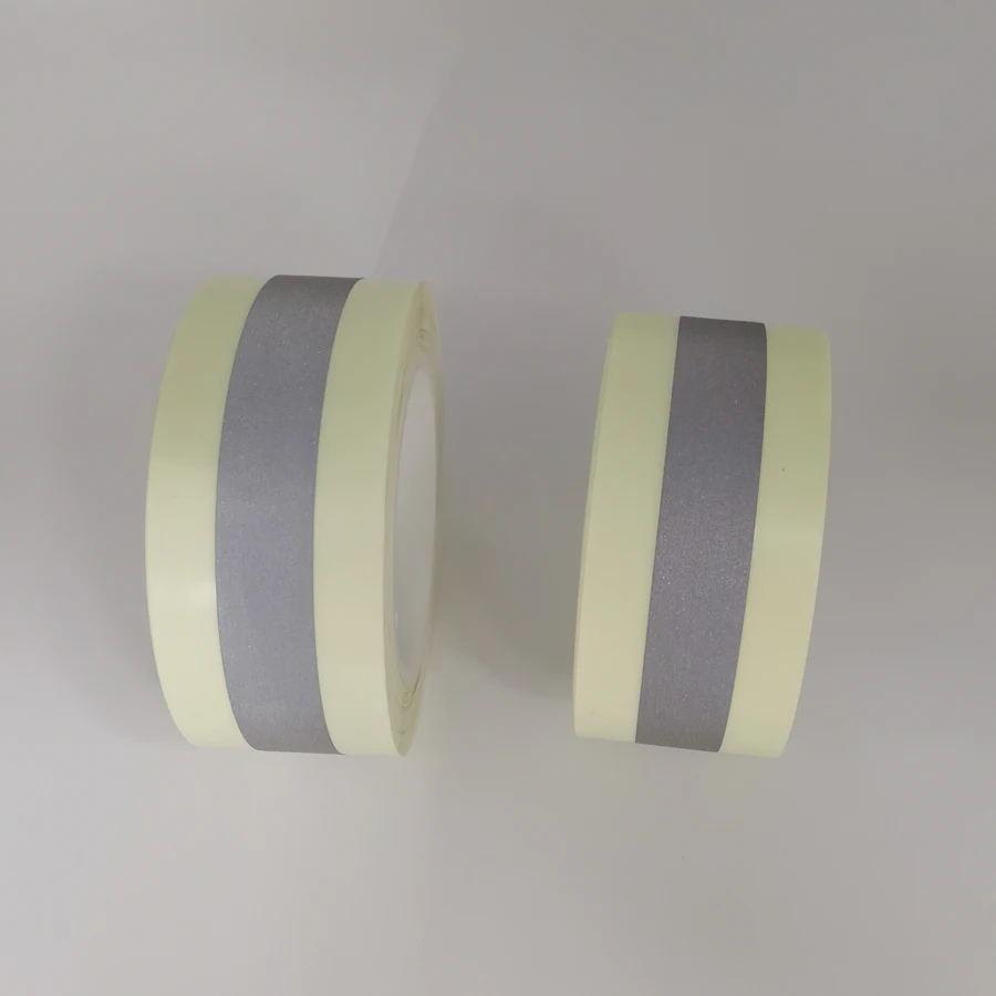 Photoluminescent Luminescent Reflective Polyester/TC Cotton Fabric Tape Tapes Glow in the Dark