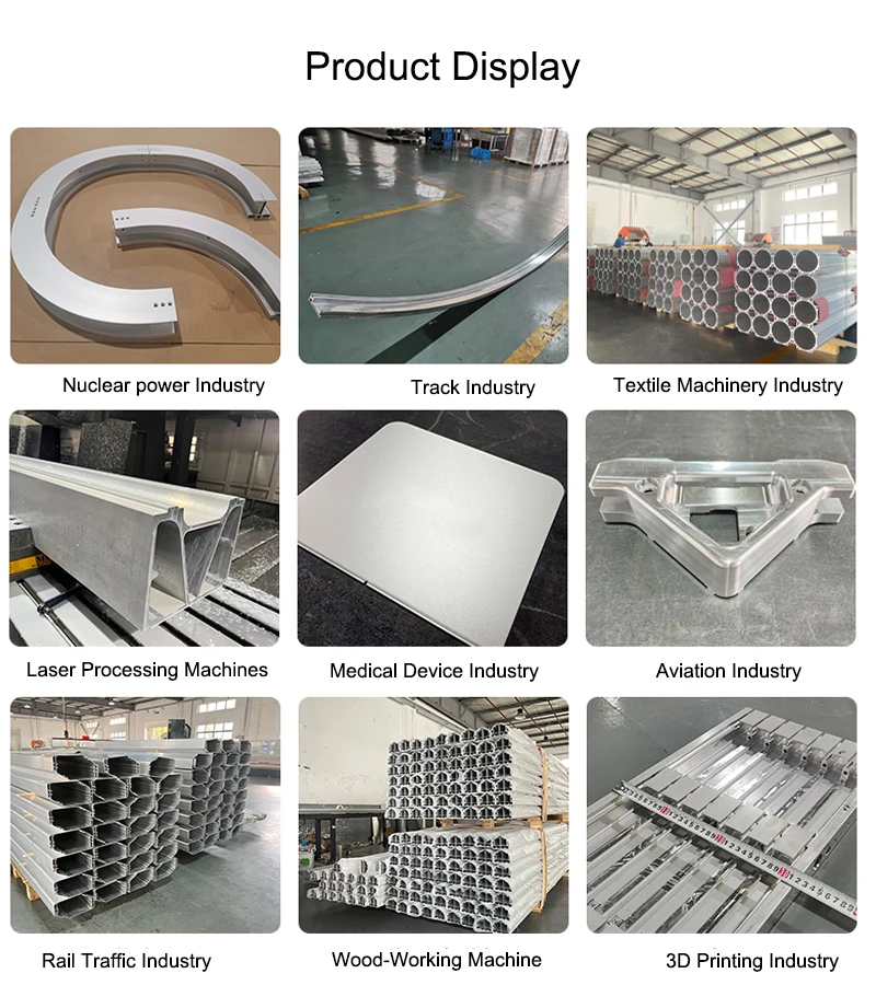 Custom Laser Beam Heavy Duty Big Size 6063 Aluminum Extrusion