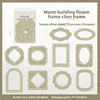 E Warm Threads Flower Frame(white)