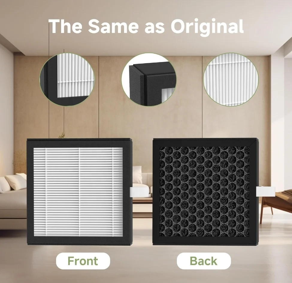 Replacement True HEPA Filters Compatible With Afloia AQ8 Q8/ Honati/Hysure Q7Air Purifier Dehumidifier H13 Air Clean