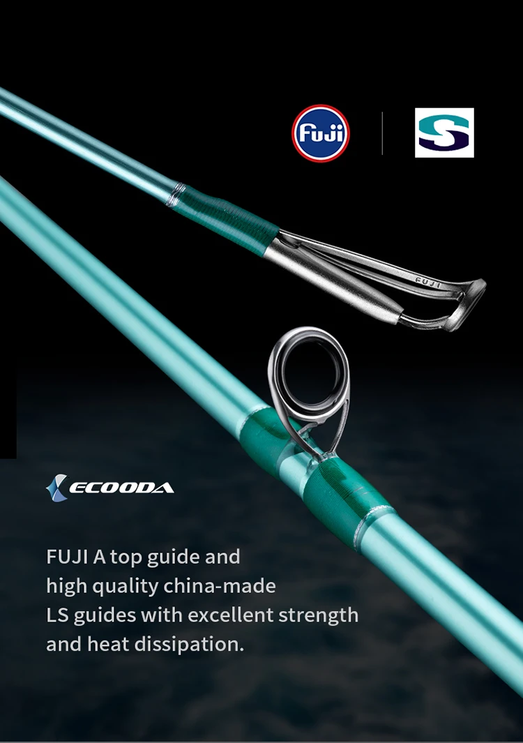 Ecooda One-Piece Spnning Slow Jigging Rod Fishing Pole - China