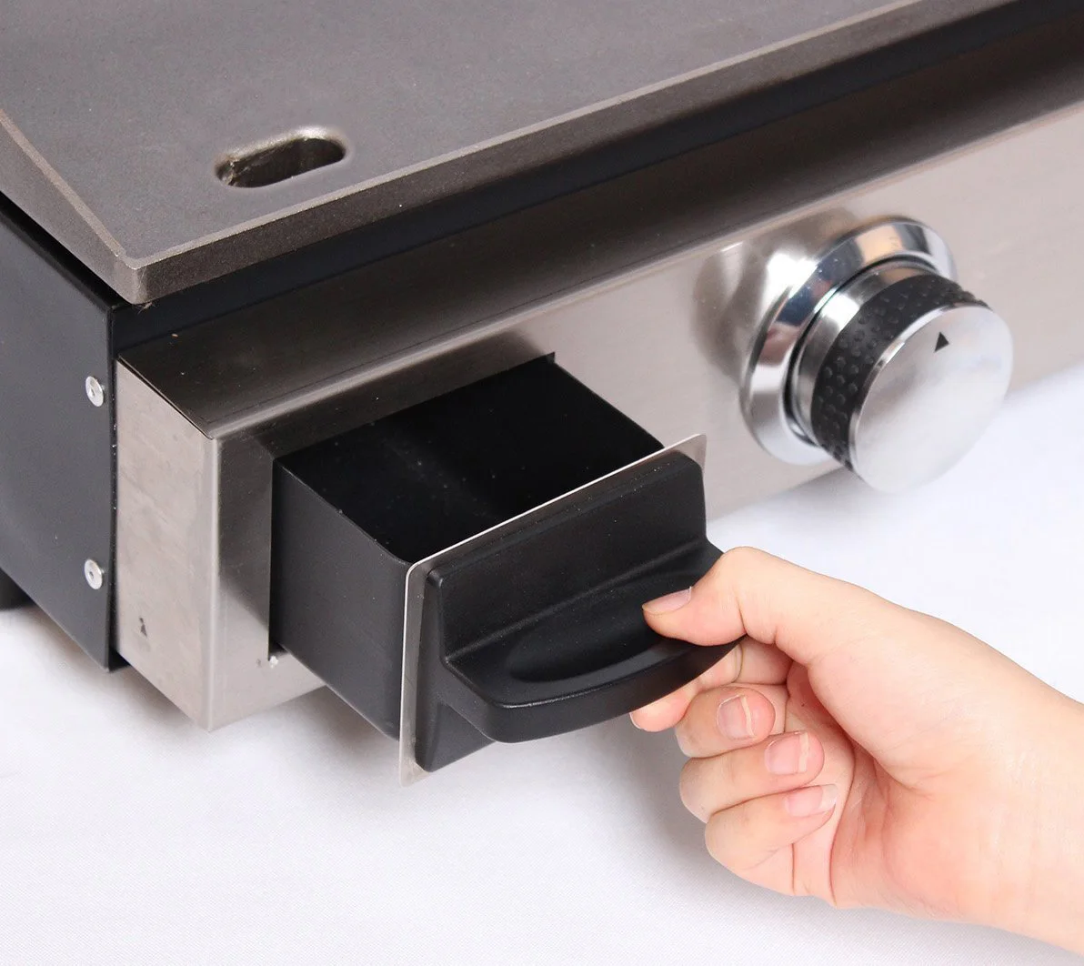 Stainless Steel Rectangular Griddle Gas Bbq Grills 2 In 1 Gas Griddle