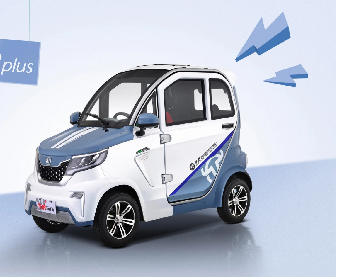 Newest 4-Seater Mini Electric Car Chinese New Energy 4-Wheel Pickup Automatic Gearbox Left Steering-Popular 4-Wheel Electric Car