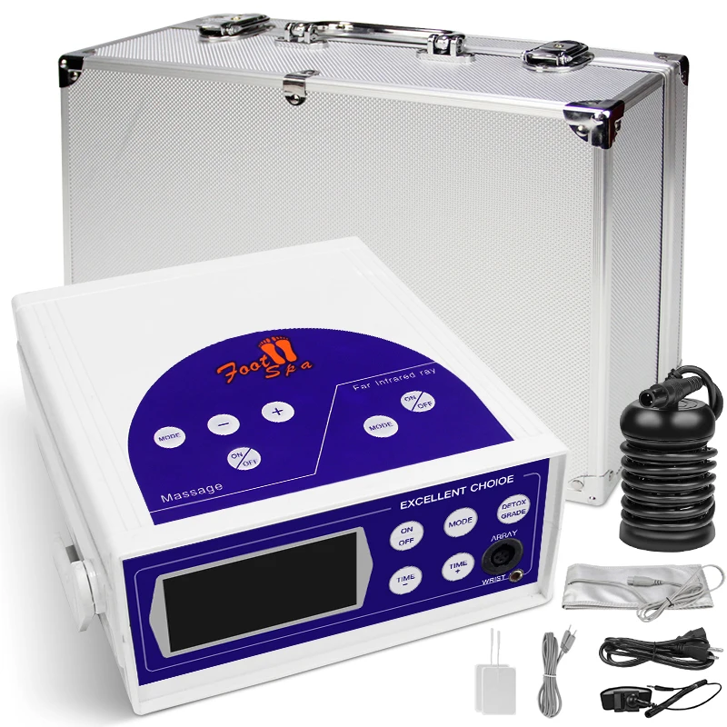 Ionic Foot Detox Machine With Array Plus Infrared Waist Belt CE Approval Beauty Salon Foot Spa Machine