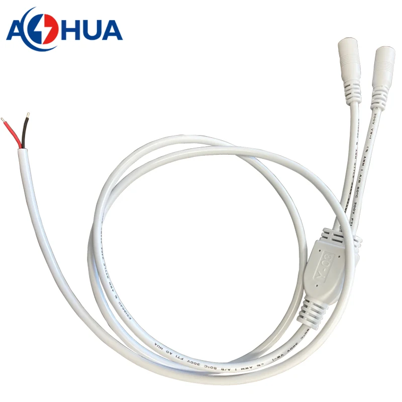 Câble De Raccordement LED Blanc 24V 2000 Mm L&S Avec Fiche Et Femelle