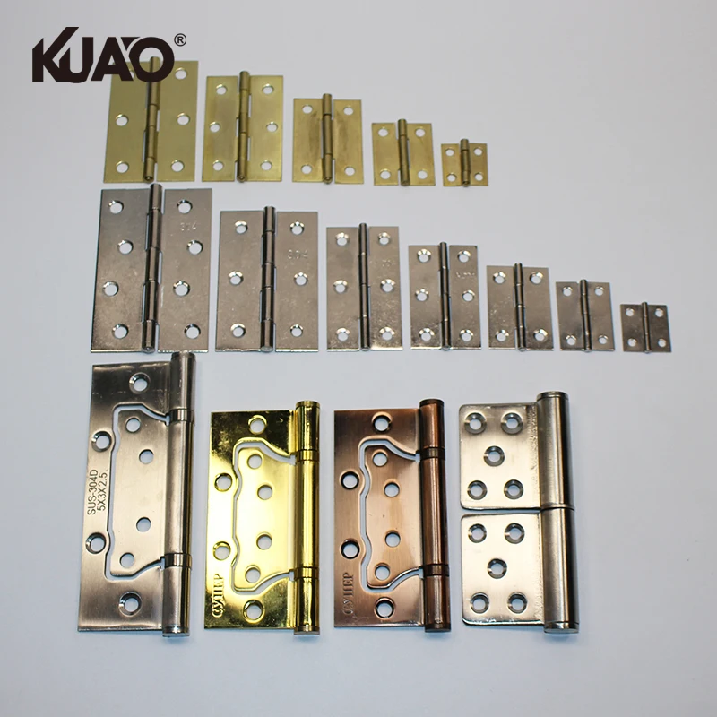 Non-Mortise Door Hinges Easy to Install Stainless Steel Door Hinges Smooth Movement and Heavy Duty
