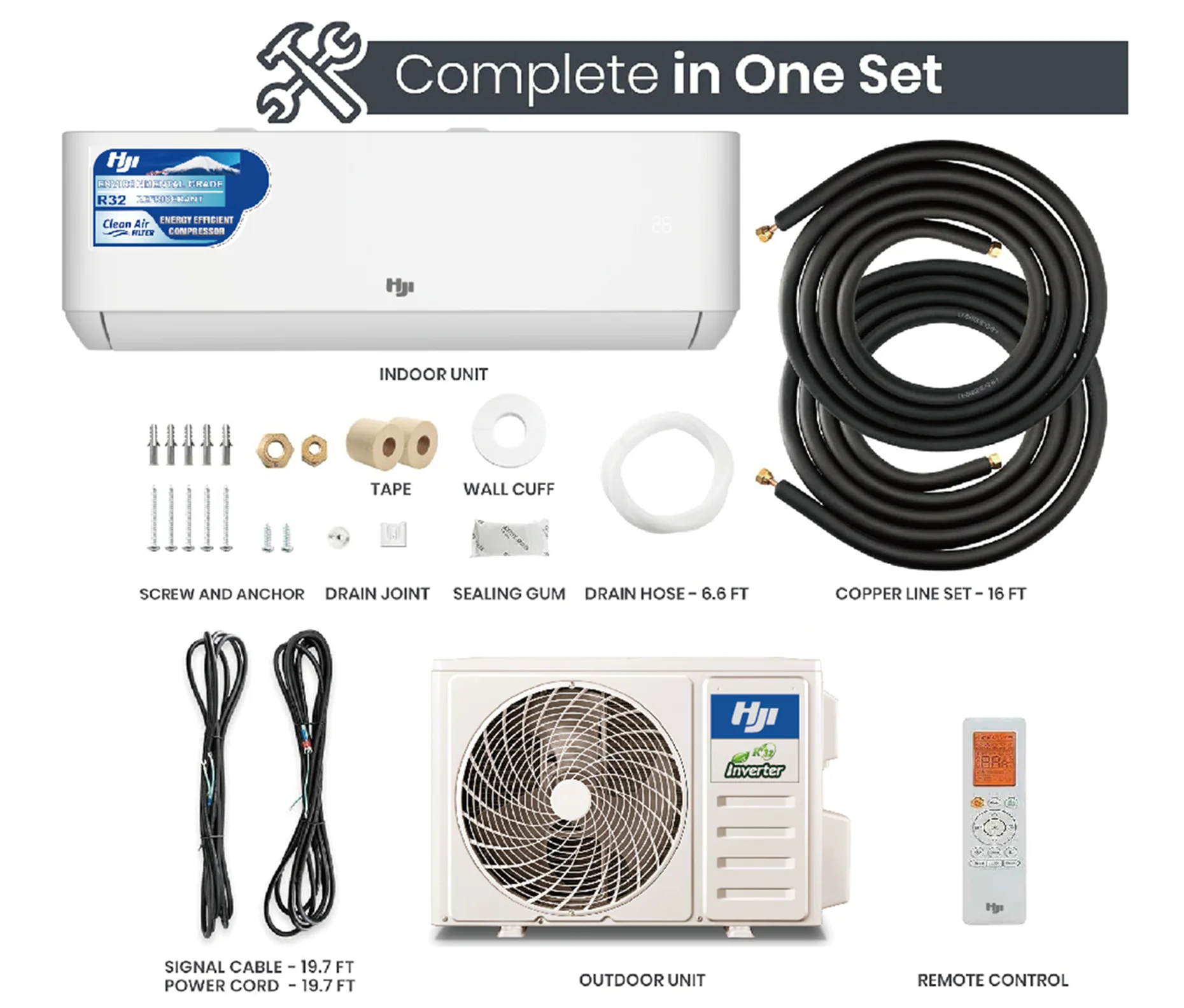 Sale Air Conditioner, HJI, 12000btu, 1.5HP, Inverter - detail 2