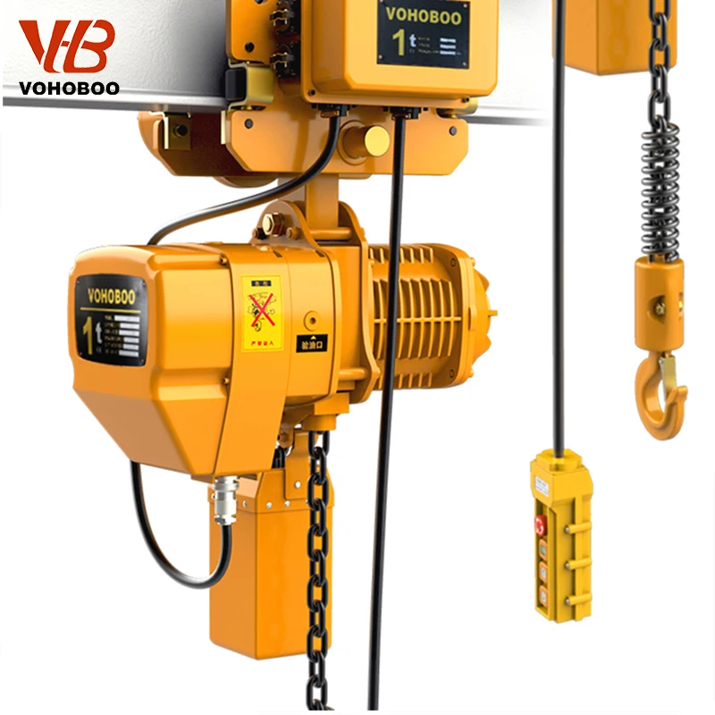 HHBB Construction Electric Chain Hoist Metal Customised Provided Lifting Goods Chinese Manufacturer  10ton CE ISO 500/-122082