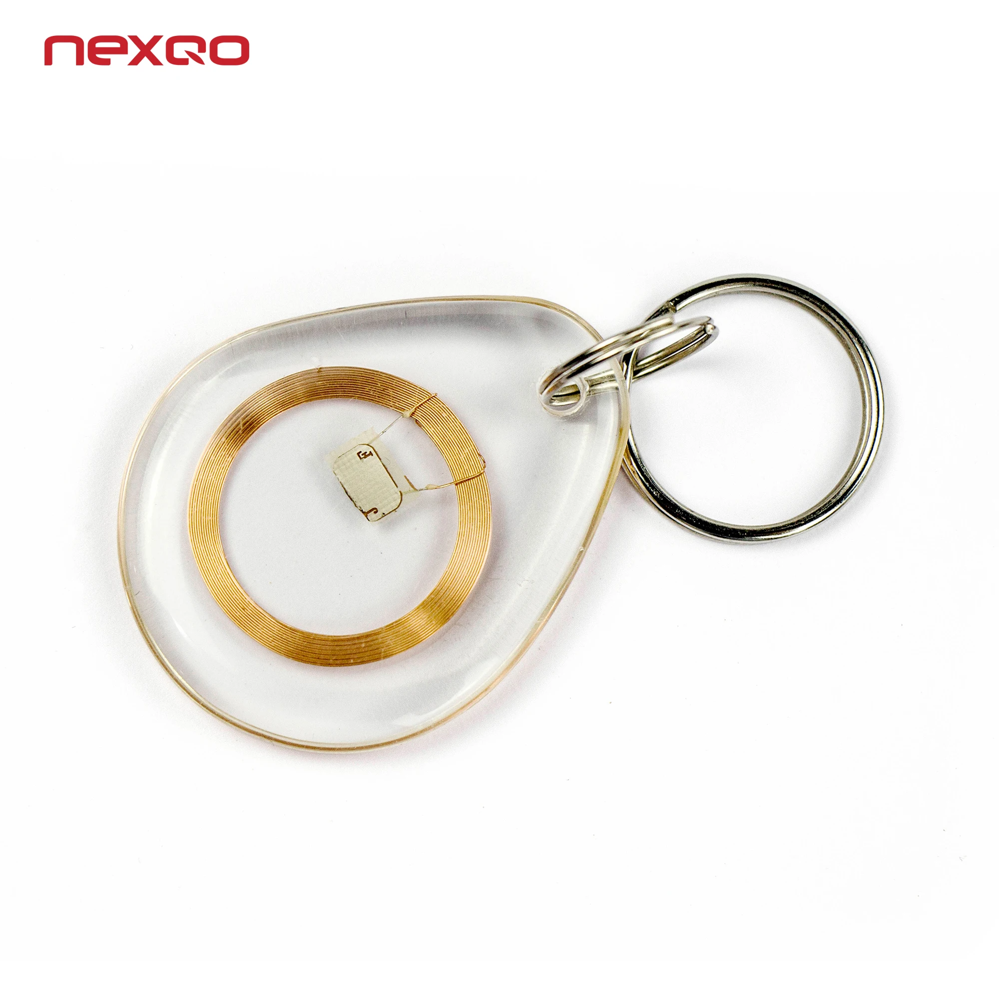 Custom Logo NFC Smart Blank Keychain Luxury 125khz RFID Tags ABS Epoxy PVC Rubber Keyfob tk4100 UHF RFID Active Key Fob Tag