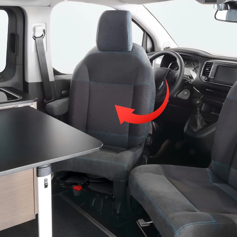 RV seating swivel