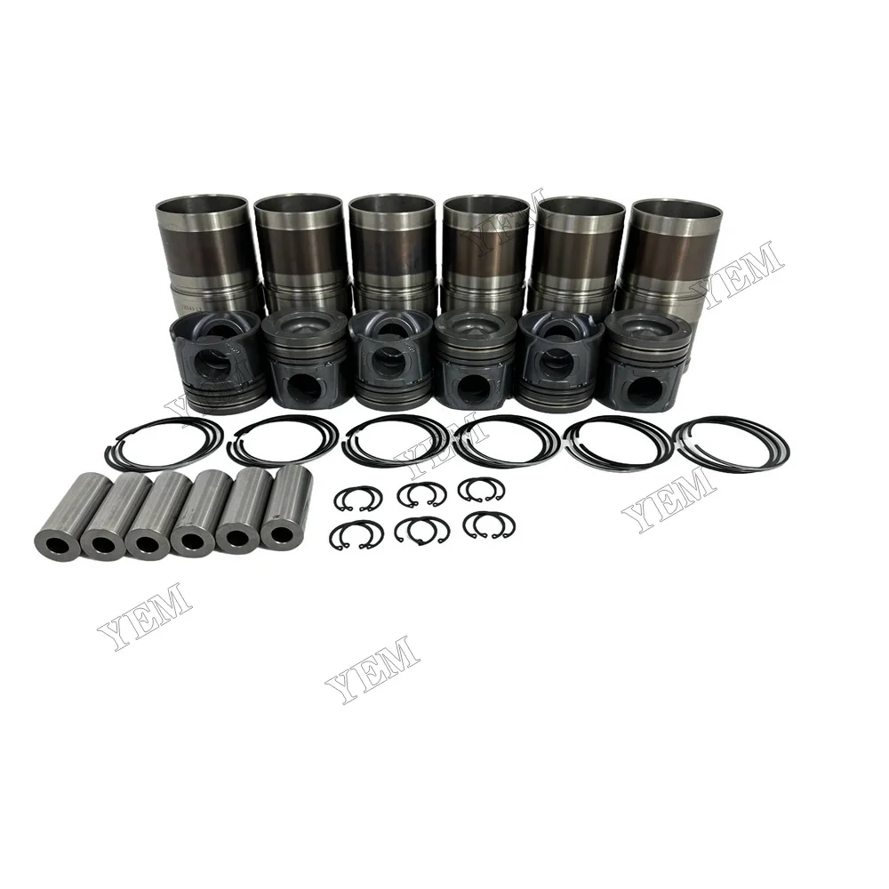 Cylinder Liner Kit Fit for QSL9.3 Engine Parts 4