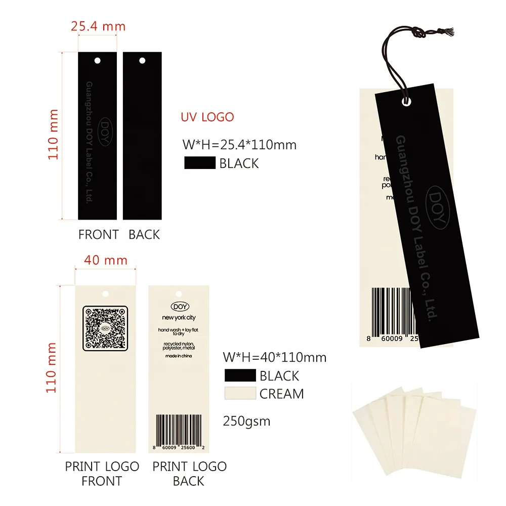 design premium luxury hang tag and clothing label