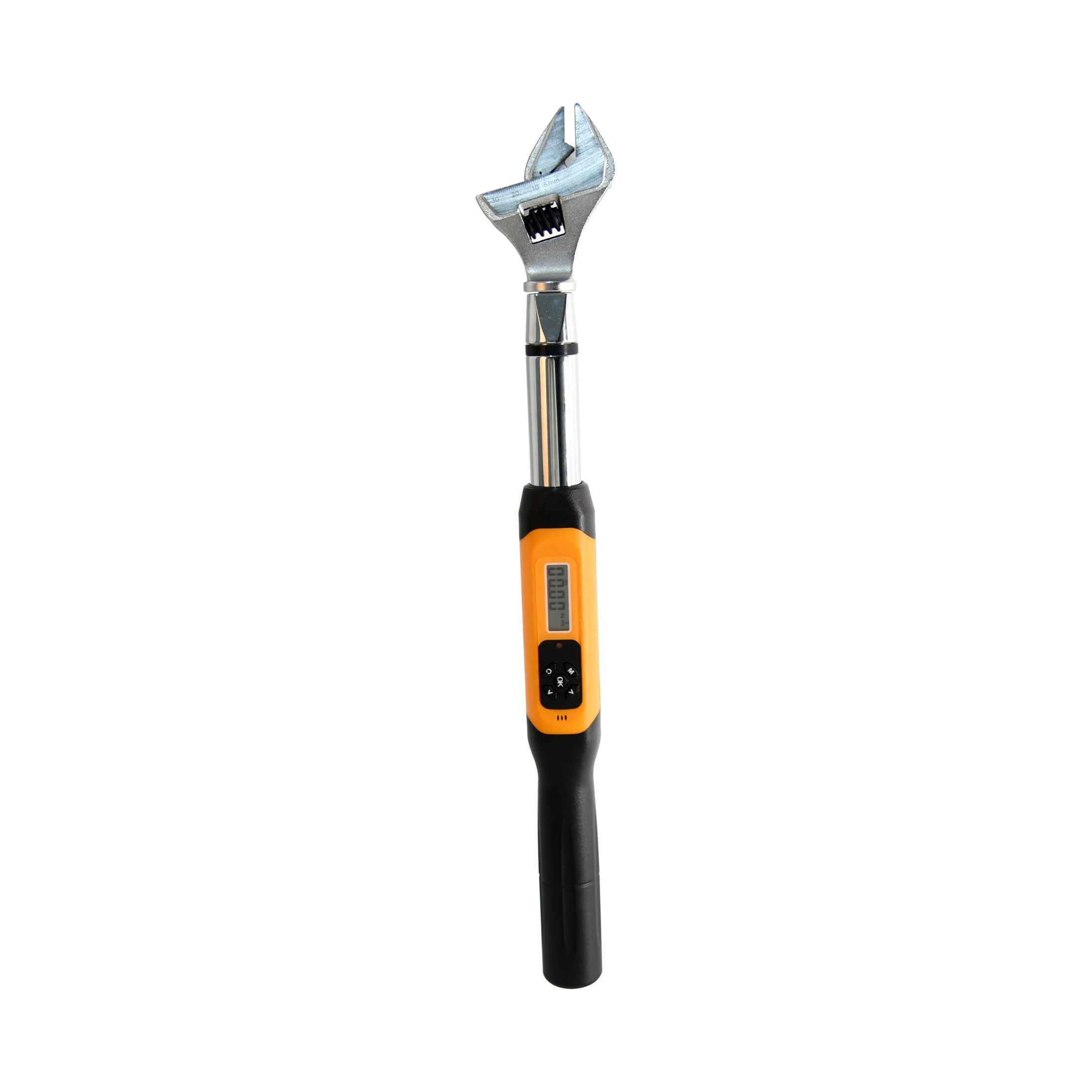 Adjustable Digital Torque Wrench Interchangeable Insert Toos Open Ring Ratchet Head