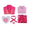 Red and Pink complete outfit