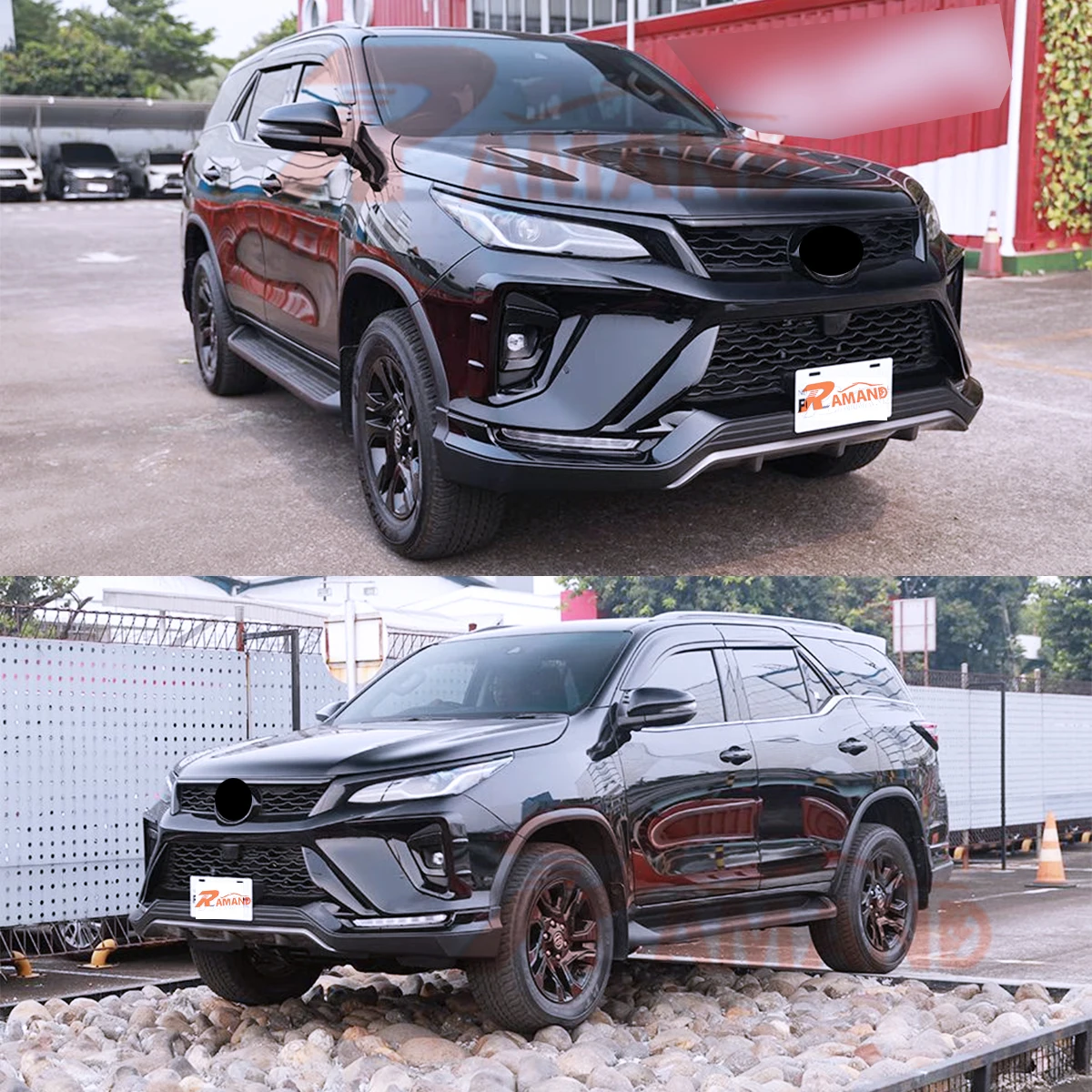 VRZ GRS 2.8 GR Sport Bodykit for Toyota Fortuner 2021-2025 Front