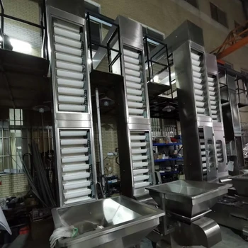 High Quality Food Grade Z Type Bucket Elevator Conveyor for Granules Coffee Bean Nuts